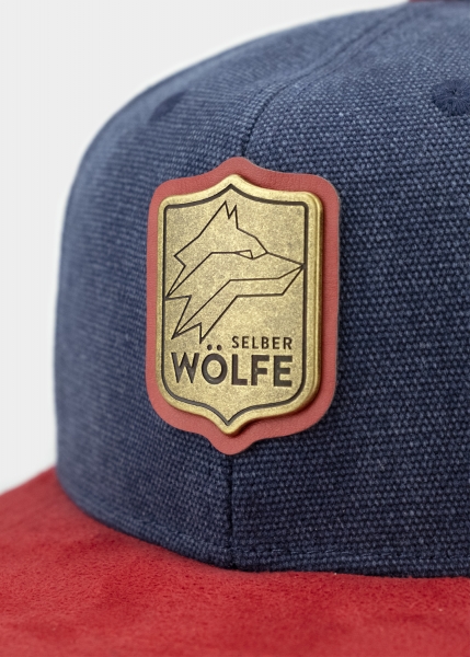 "Selber Wölfe" - dunkelblau (Snapback)